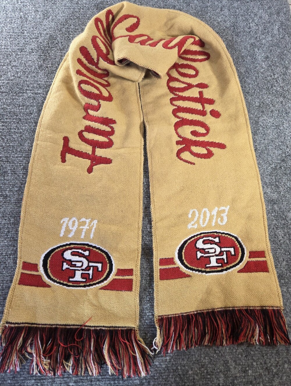 San Francisco 49ers 1977–2013 Farewell Candlestick Scarf
